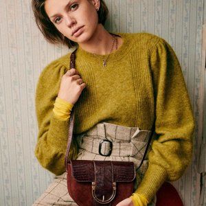 Sezane Patti Jumper in Anis Green (36/S)